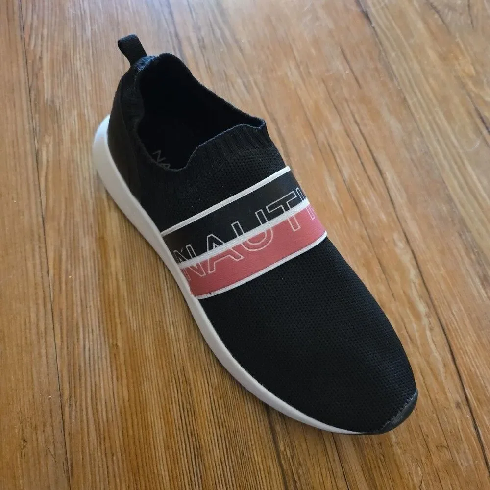 Nautica Ladies Jogger Pull-On Slip-On Sneakers 8.5